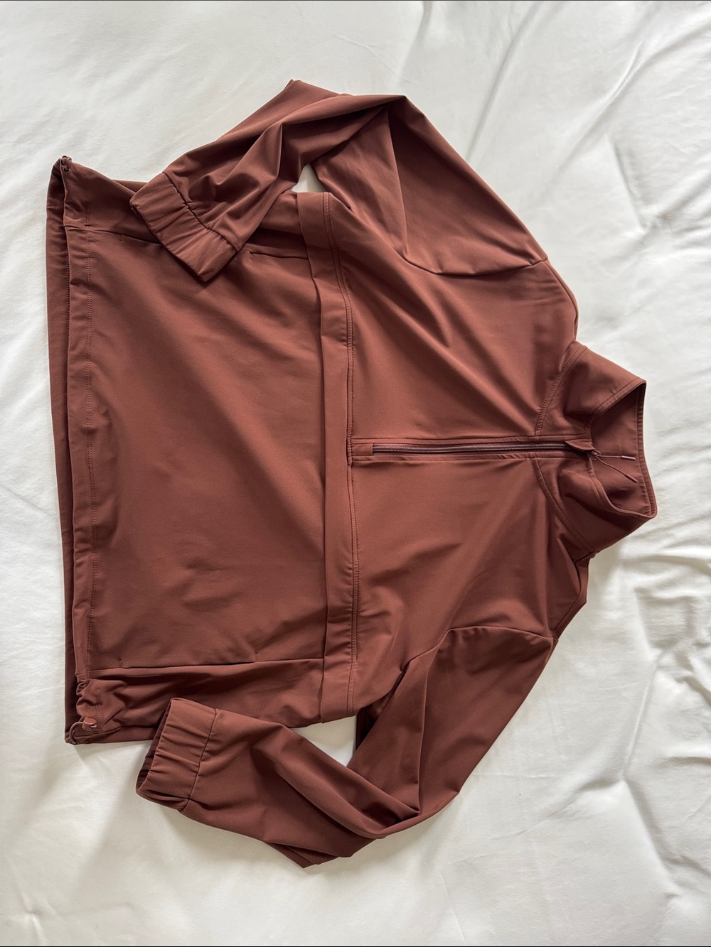 Women's Rust Half-Zip Pullover Hoodie